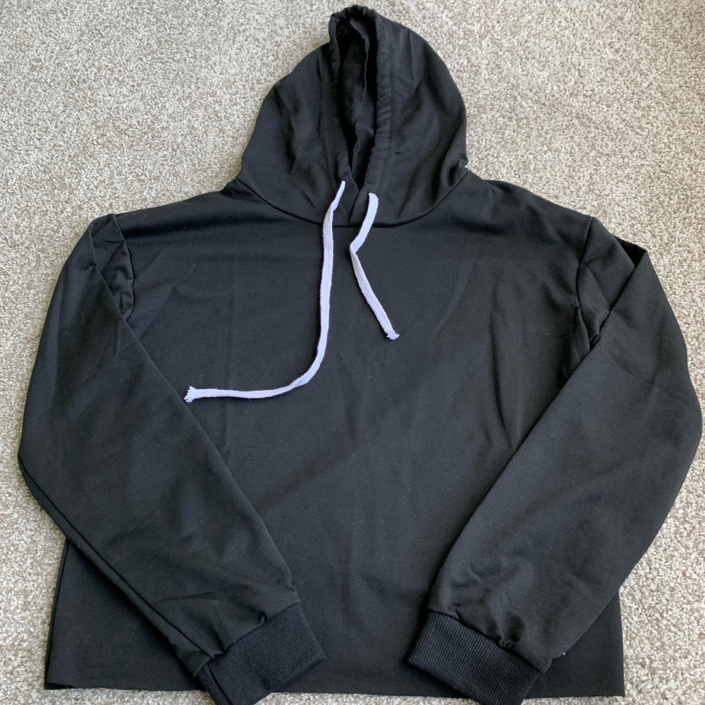 black hoodie